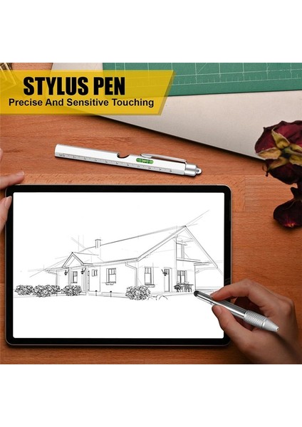 9 Baba Için 1 Multoolo Pen - LED Işık Stylus Tornavida Açıcı Cetvel Erkek Arkadaş Için Seviye Ler 6 Pcs (Yurt Dışından) modelleri