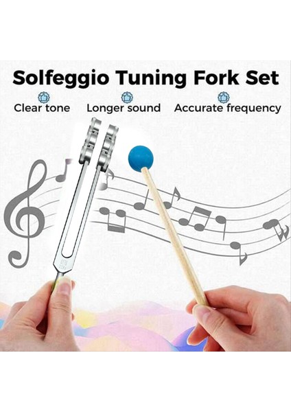 Tuning Çatal Seti Otto32Hz Çakra Ses Terapisi Vücut Zihin ve Ruhu Uyumda Iyileştirmek Için Çatallar Tüner Çatalları (Yurt Dışından) fiyatları