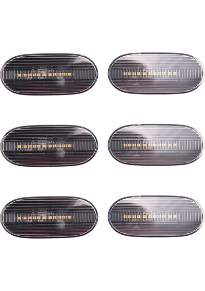 3x Araba Dönüş Sinyali Işık LED Araba Yan Işaretleyici Parlatıcı Lambası Mercedes-Benz Sprinter W906 06-18 9068201456 Şeffaf (Yurt Dışından)