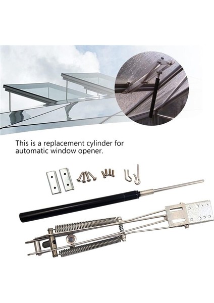 Sera Çift Yay Otomatik Pencere Açıcı Güneş Isıya Duyarlı Bahçe Havalandırma Tarım Araçları (Yurt Dışından) modelleri