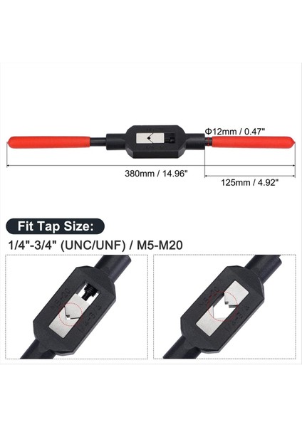 1/4-3/4inch (Unc/unf)/metrik M5-M20 Musluklar Için Ayarlanabilir Musluk Anahtarı Tutamağı Iplik Musluk Tutucu Raybası Eline Dokunma Aracı (Yurt Dışından) fiyatları