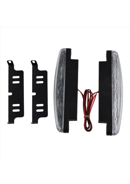 En Yeni 2pcs Li Süper Beyaz 8 LED Gündüz Koşu Işıkları 12V Dc Far Evrensel Park Lambası 12V (Yurt Dışından)