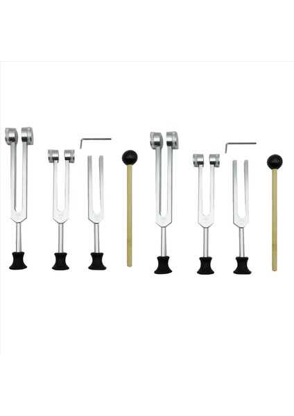 8 Paket Ayar Çatal Seti (128Hz 256Hz 512Hz) Sesli Ses Titreşim Aracı Için Ayar Çekiçli Gümüş Gümüş (Yurt Dışından) fiyatları