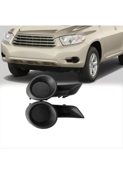 1paır Araç Ön Tampon Kapalı Sis Farları Lambalar Toyota Highlander Için Trim Kapak 2009-2013 81482-0E050 81481-0E040 (Yurt Dışından) fiyatları