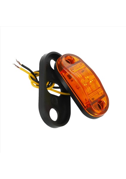 40PCS Amber 2 LED Işık Oval Koşullama Trailer Araba Kamyonu Yan Işaretçi Kuyruk Lambası (Yurt Dışından) fiyatları