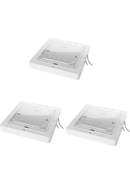 3x 9W 12V Araba Karavan Rv LED Iç Çatı Tavan Iç Lamba Kubbesi Işık Sıcak Işık (Yurt Dışından)