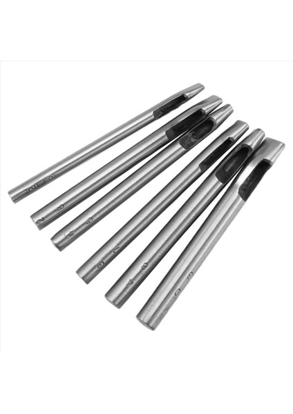 6MM-10MM Deri Için Oval Delik Yumruk 6MM-10MM Içi Boş Deri Işçiliği El Yumruklama Alet Kiti Deri Işçilik Için (Yurt Dışından)