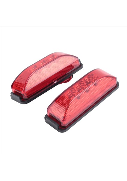 4pcs 24V 3 9inch 3 LED Kamyon Römorku Kırmızı Işık Önü Arka Yan Işaretleme Işıkları Açıklık Göstergesi Lamba Su Geçirmez (Yurt Dışından) modelleri