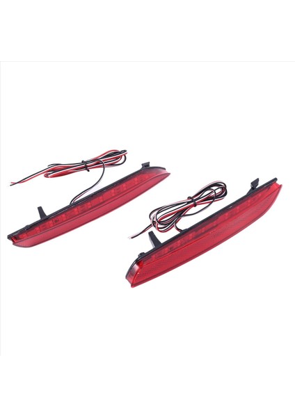 2x LED Kuyruk Kırmızı Arka Tampon Reflektör Işık Lambası Sis Fren Işığı Honda Caz Fit 2010-2013 Crz Crv Acura Tsx (Yurt Dışından) fiyatları