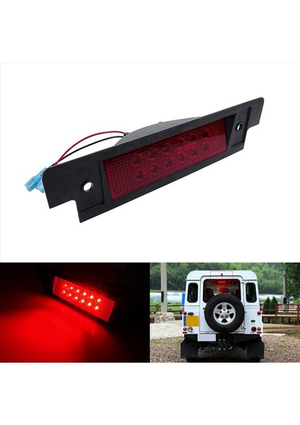Land Rover Discovery Defender Için 3x Üçüncü Fren Işığı 90/110 LED 3 Fren Işığı Montaj Durdurma Işığı XFK100290 Kırmızı (Yurt Dışından) fırsatları