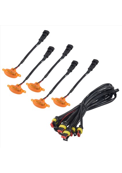 5pcs Araba Ön Tampon LED Izgara Işık Işık Izgara Drl Suv Ford F-150 Raptor 2014-2020 Için Gündüz Koşu Işığı (Yurt Dışından) modelleri