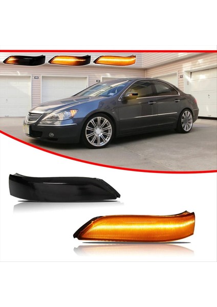 Honda Accord Için Dinamik LED Sinyal Yan Ayna Işığı 2008-2013 &amp Acura Rl 2006-2009 34350-SJA-G02 34300-SJA-G02 (Yurt Dışından) fırsatları