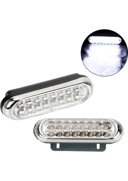 2pcs Araba Işığı 16LED Gündüz Koşu Lambası Beyaz Işık Drl Gündüz Koşu Lambası Evrensel (Yurt Dışından) modelleri