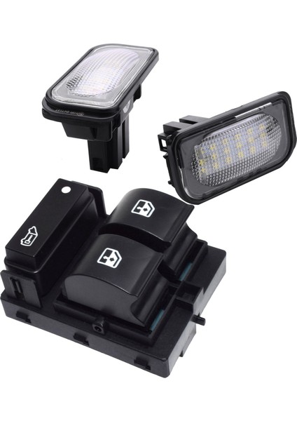 3 Pcs Araç Aksesuarları 2 Pcs Hata Plakası Yok Işık Tabanı ve 1 Adet Pencere Üçlü Kontrol Anahtarı (Yurt Dışından) fiyatları