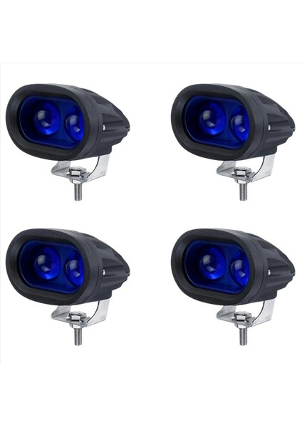 2x 10V-80V Araç Mavi LED Uyarı Sinyal Lambası Forklift Kamyonu Çalışması Spot Güvenlik Işık Arabası 20W Endüstriyel Güvenlik Lambası (Yurt Dışından)