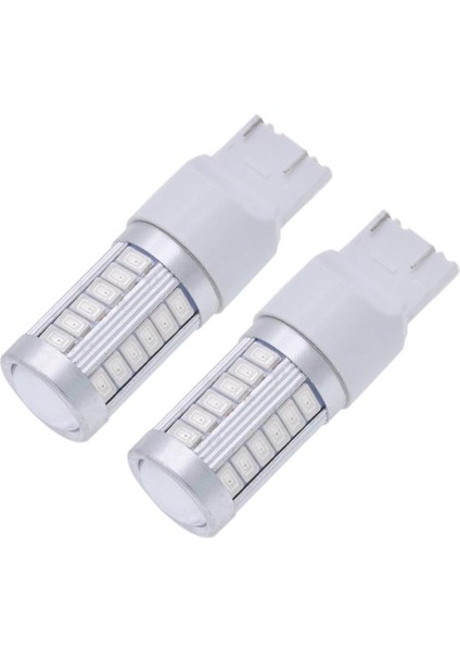 4x 7443 T20 LED Ampuller Kırmızı 900 Lümenler Süper Parlak Dönüş Sinyalleri Işık Freni Park Işığını Durdur (Yurt Dışından)