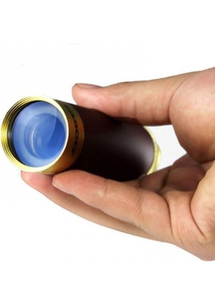 30X40 Panda Büyük Mercekli Pirinç Gövdeli Deri Çantalı Denizcilik Korsan Dürbün