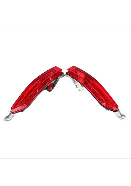 1 Çift Araba Kırmızı Arka Sis Lambası Tampon Kapağı Vw Touareg Için Reflektör 2011-2014 7P6945701D 7P6945702D (Yurt Dışından)