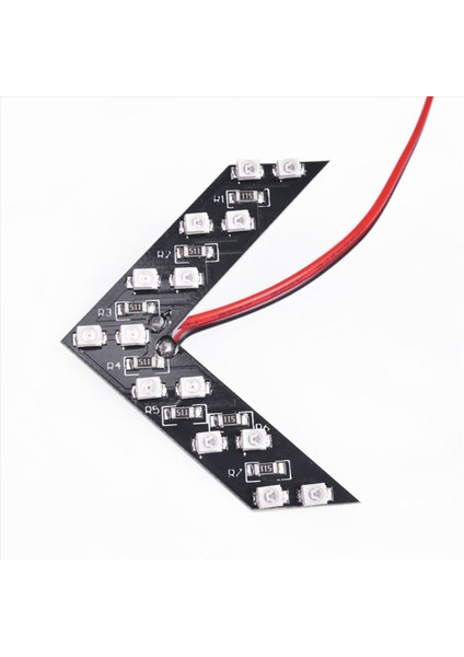 6pcs Universal 14 Smd Araba Yan Dikiz Bakış Ayna Dönüş Sinyal LED Işıklar Göz Kırpıcı Getirme Sarı Işık (Yurt Dışından) modelleri