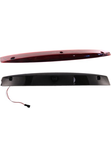 2 Pcs 3 Üçüncü Fren Durdur Işığı Mercedes Benz Vito Viano W639 Kırmızı-Siyah ve Siyah (Yurt Dışından)