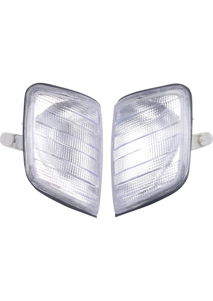 1 Çift Ön Köşe Dönüşü Dönüş Sinyal Lambası Mercedes-Benz W124 E320 E420 E500 1994-1996 1248261143 1248261243 (Yurt Dışından)