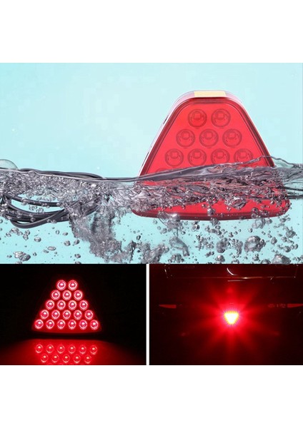 Strobe F1 Stil LED Fren Pilot Işıklar Araba Motosiklet Arka Tail Işıkları Otomatik Uyarı Ters Durdurma Güvenlik Lambaları B B (Yurt Dışından) fiyatları