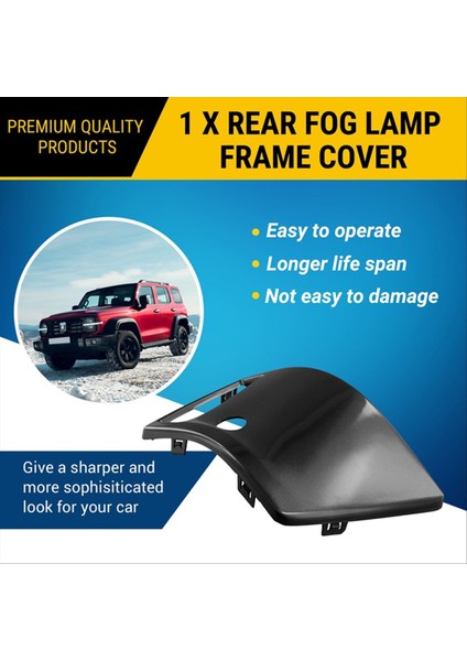 Araba Arka Tampon Sis Lambası Çerçeve Büyük Duvar Tankı Için Radar Deliği ile 300 Şehir Baskısı Arka Sis Lambası Çerçevesi Kapak Sol (Yurt Dışından) indirimleri