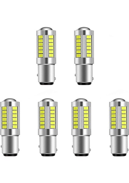 Süper Parlak LED 1157 LED Ampul P21/5W BAY15D LED Ampulleri 33SMD 5730 Fren Turn Park (6) (Yurt Dışından)