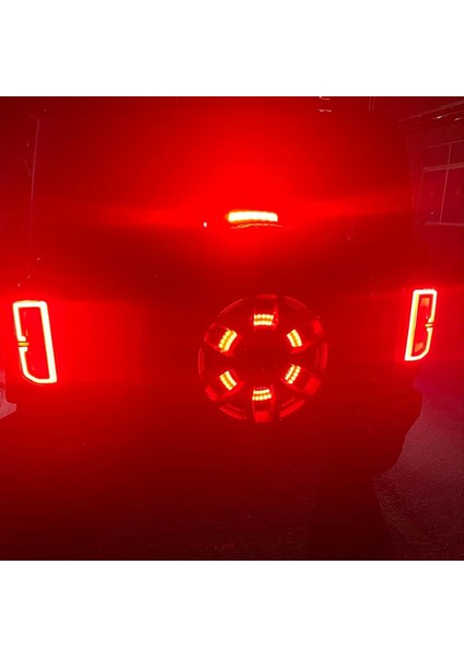 Yedek Lastik Fren Işığı Kırmızı LED Üçüncü Fren Üçüncü Fren Işık Arka Kuyruk Tekerlek Işığı Ford Bronco 2022 2022 2023 2/4 Kapı (Yurt Dışından) modelleri