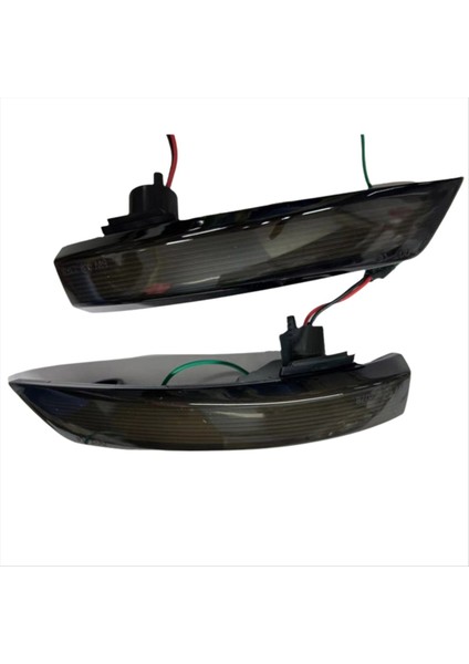1paır Geri Dönüşün Sinyali Sarı ve Ford Focus Için Sarı ve Mavi Işık Iı 08-11 Mondeo Iv 2010 Yan Ayna Gösterge Lambası (Yurt Dışından)