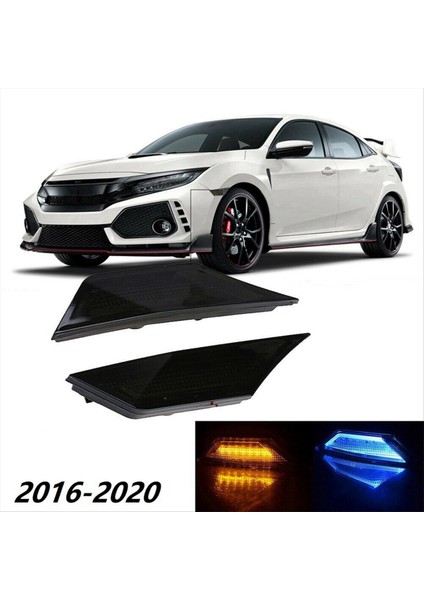 Sarı+Mavi Dönüş Sinyali Işıkları Honda 10 Nesil Civic 2016-2020 Için Çamurluk Yan Işıklar (Yurt Dışından) fiyatları
