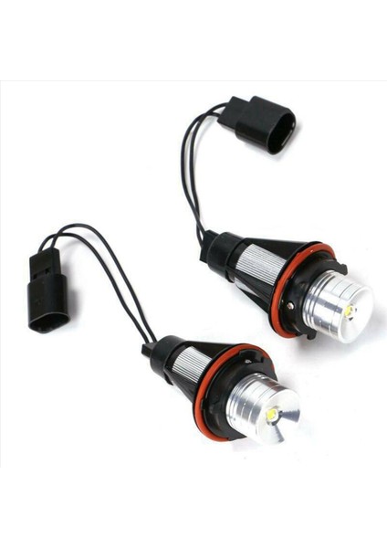 4paır 8000K Beyaz LED Melek Göz Markeri Halo Ampul Lambaları Bmw E39 E53 E60 E63 E64 E66 E87 5 6 7 X3 X5 (Yurt Dışından) indirimleri