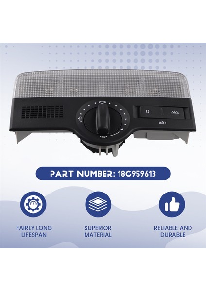 18G959613 Siyah Okuma Dome Hafif Lamba Vw Bora Için Sunroof Switch 2009-2015 18G 959 613 (Yurt Dışından) fırsatları