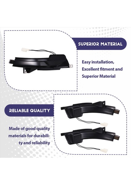 Ford Mustang S550 2015 - 2021 Için Dinamik Dönüş Sinyali Yanıp Söner Yan Ayna Gösterge Işığı (Yurt Dışından) indirimleri