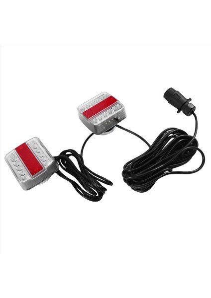 1set 12V Arka Çekme Römork Kuyruğu Işık 7 Pin Fiş Fren Fren Durağı Göstergesi Lisans Numarası Plaka Lambası Reflektör Kamyon (Yurt Dışından) modelleri