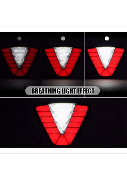 F1 Trapez Stil LED Kuyruk Frenli Işık Pilot Işık Durdur Güvenlik Işığı Uyarı Ters Sinyal Lambası Araba Kamyonu Traktör Rv (Yurt Dışından) fiyatları