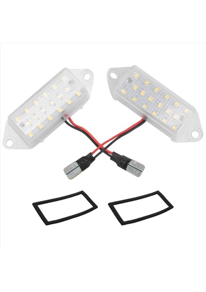 2pcs LED Mitsubishi Lancer x Evo 2003-2017 ve 2pcs Araç Pili Pozitif ve Negatif Kapaklar (Yurt Dışından) fırsatları