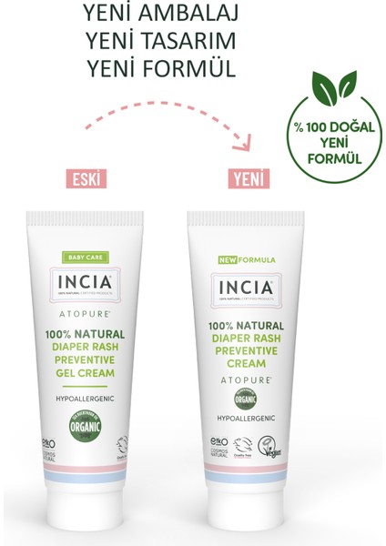 ATOPURE ® %100 Doğal Pişik Önleyici Krem Yenidoğan Nemlendirici Koruyucu Hassas Bakım 60 ml fiyatları