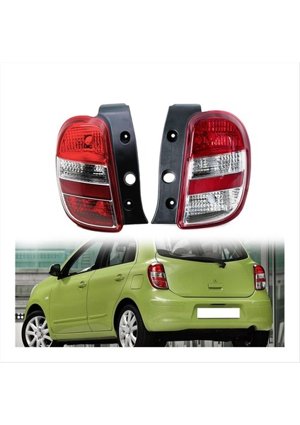 Araba Arka Lamba Fren Lambası Arka Tampon Işık Dönüş Sinyal Lambası Kapağı Nissan Için Ampul Olmadan Mart 2010-2016 Sağ (Yurt Dışından) modelleri