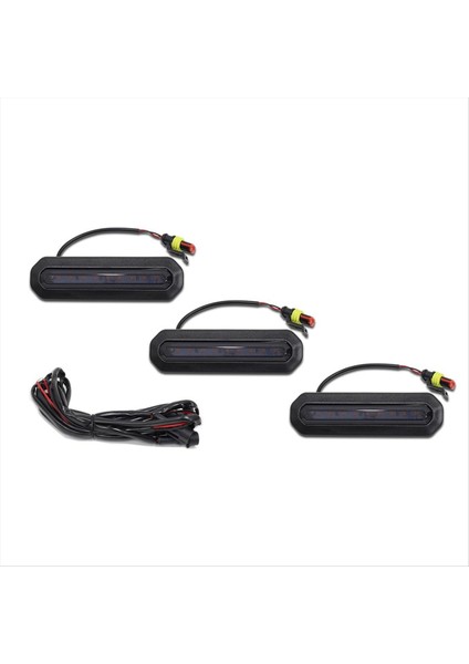 Füme Amber LED Ön Izgara Izgarası Ford Bronco Raptor Style 2021-2023 Için Koşu Işıkları (Yurt Dışından)