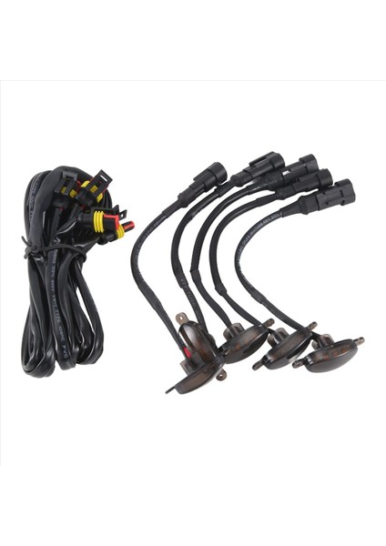 5pcs Araba Ön Izgara Işıkları Dodge Durango Için Uygun (Yurt Dışından)