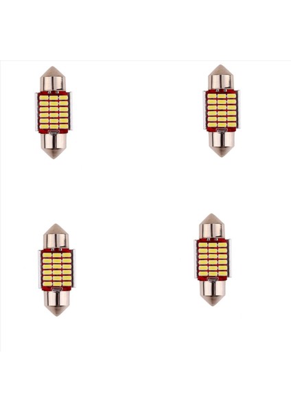 4pcs C5W C10W 31MM 3014 18SMD Festoon LED Canbus Araş Inteıror Pum Laplaya Playa Işık 12V (Yurt Dışından)