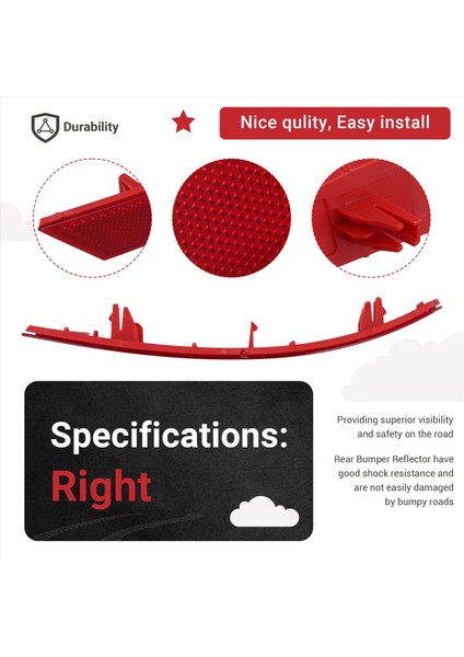 Arka Tampon Reflektör Montajı Koltuk Için Sağ El Ibiza V Kj1 2017-21 Sağ 6F0945106 (Yurt Dışından) indirimleri