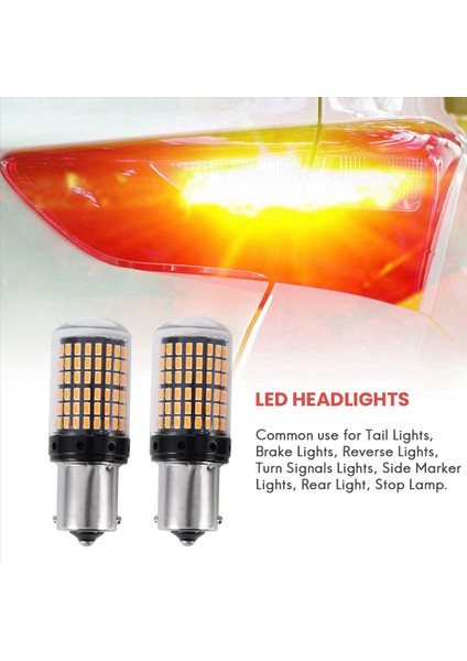 12X 1156 BAU15S LED 3014 144 Smd 7506 1003 1073 Canbus Süper Parlak Araba Freni Ters Kuyruk Ampul Güç (Yurt Dışından) modelleri