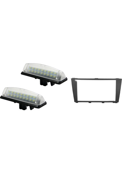 Lexus IS300 IS300 IS200 LS430 LED Plaka Işıkları Lambaları Doğrudan 2din Araba Stereo Radyo Fasya Panel Çerçevesi (Yurt Dışından)