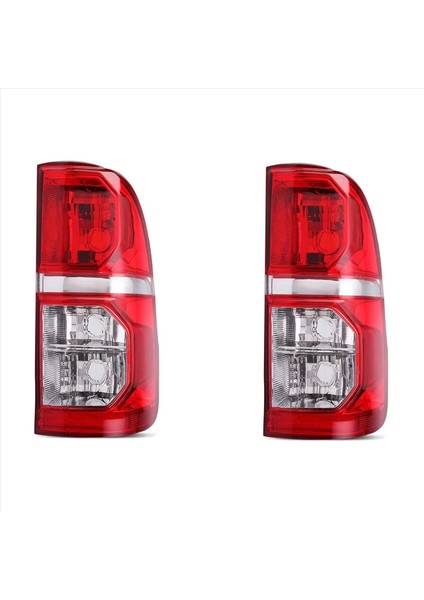 Toyota Hilux Için 2x 2005 - 2015 Araba Arka Arka Lamba Fren Lambası Kuyruk Lambası Ampul Olmadan (Yurt Dışından)
