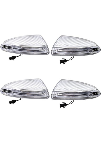 4x Araba Sol+Sağ LED Dikizim Ayna Turn Sinyal Işığı Mercedes-Benz Viano Vito W639 W204 S204 A2048200721 (Yurt Dışından)