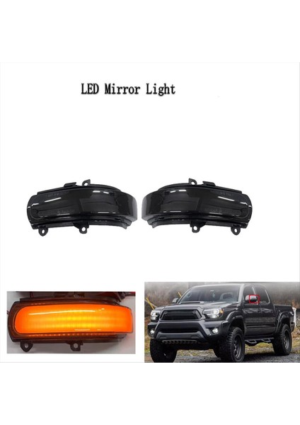 1 Pair Dikiz Aynası Dönüş Sinyali Toyota Için Sinyal Işığı Corolla Rukus Zelas Paso Auris Scion Yan Ayna Gösterge Lambası (Yurt Dışından) modelleri
