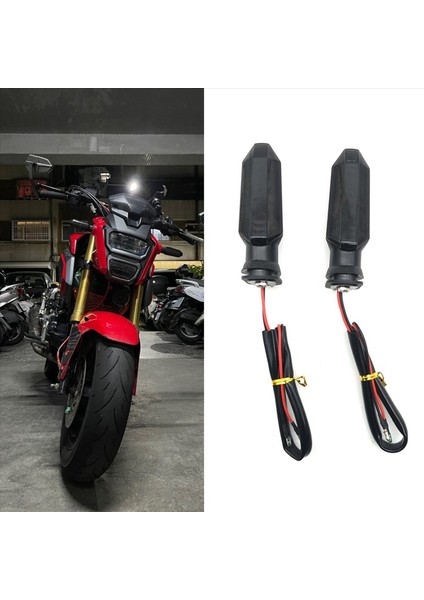 4x Motosiklet Turn Sinyalleri Honda CB125R CB250R CB300R CB650R CBR650R ADV150 ADV350 Füme (Yurt Dışından) modelleri