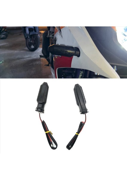 4x Motosiklet Turn Sinyalleri Honda CB125R CB250R CB300R CB650R CBR650R ADV150 ADV350 Füme (Yurt Dışından) fırsatları